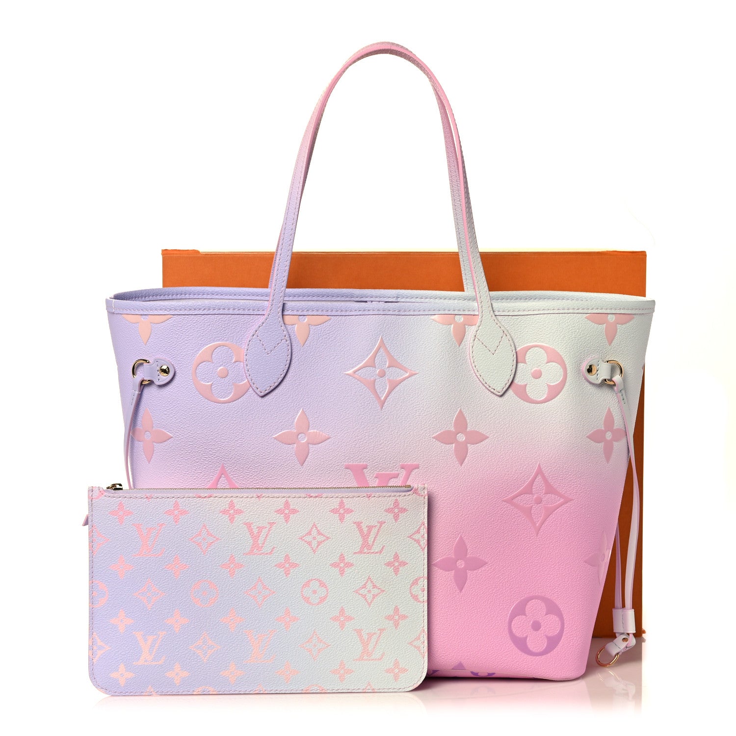 Louis Vuitton Monogram Giant Spring In The City Neverfull MM Sunrise Pastel 10 of 10