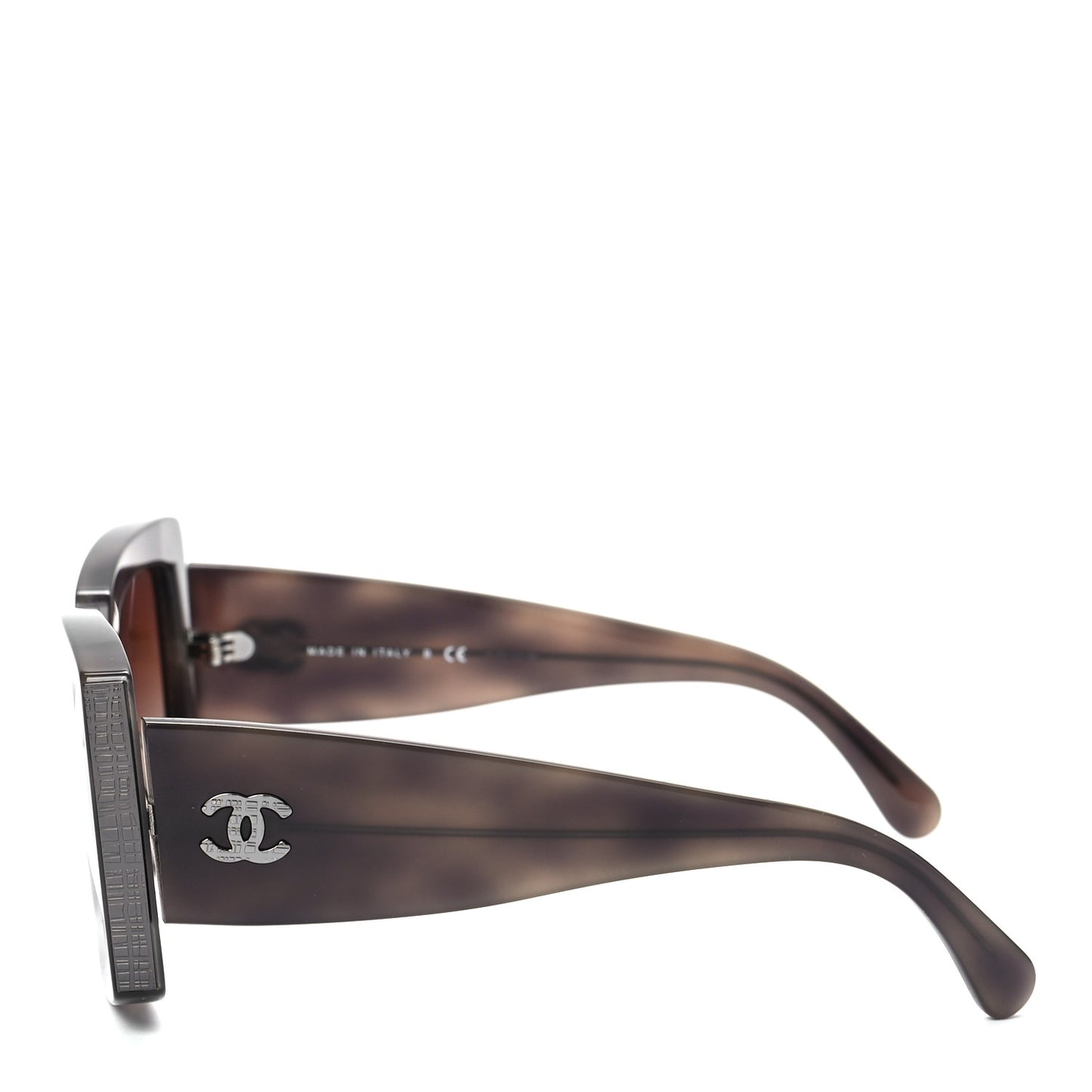 Acetate Rectangle Sunglasses 5435-A Tortoise