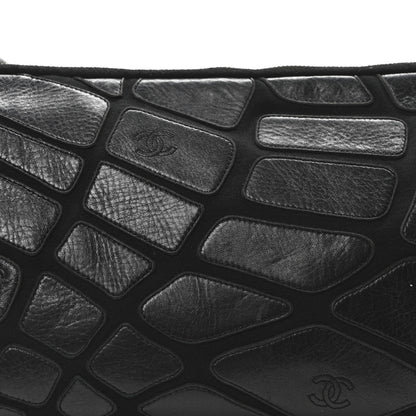 Chanel Lambskin Jersey Scales Camera Case Black 8 of 10