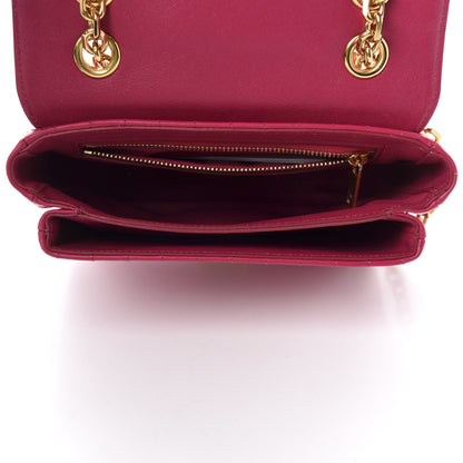Celine Calfskin Quilted Medium C Bag Pink 5 of 10
