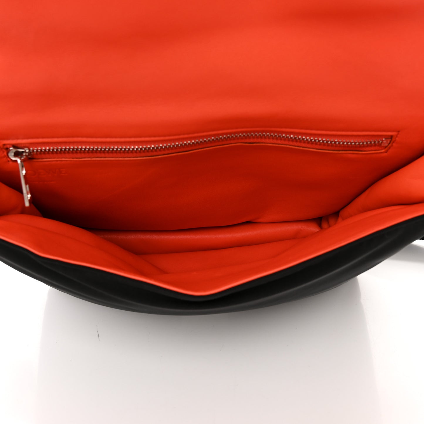 Nylon Medium Goya Puffer Bag Black