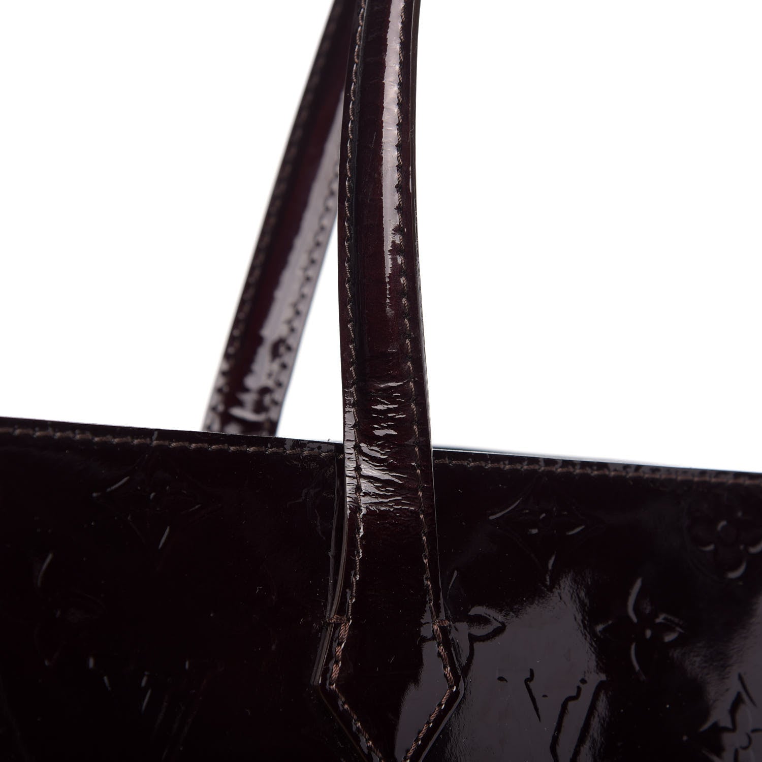 Louis Vuitton Vernis Wilshire GM Amarante 10 of 13