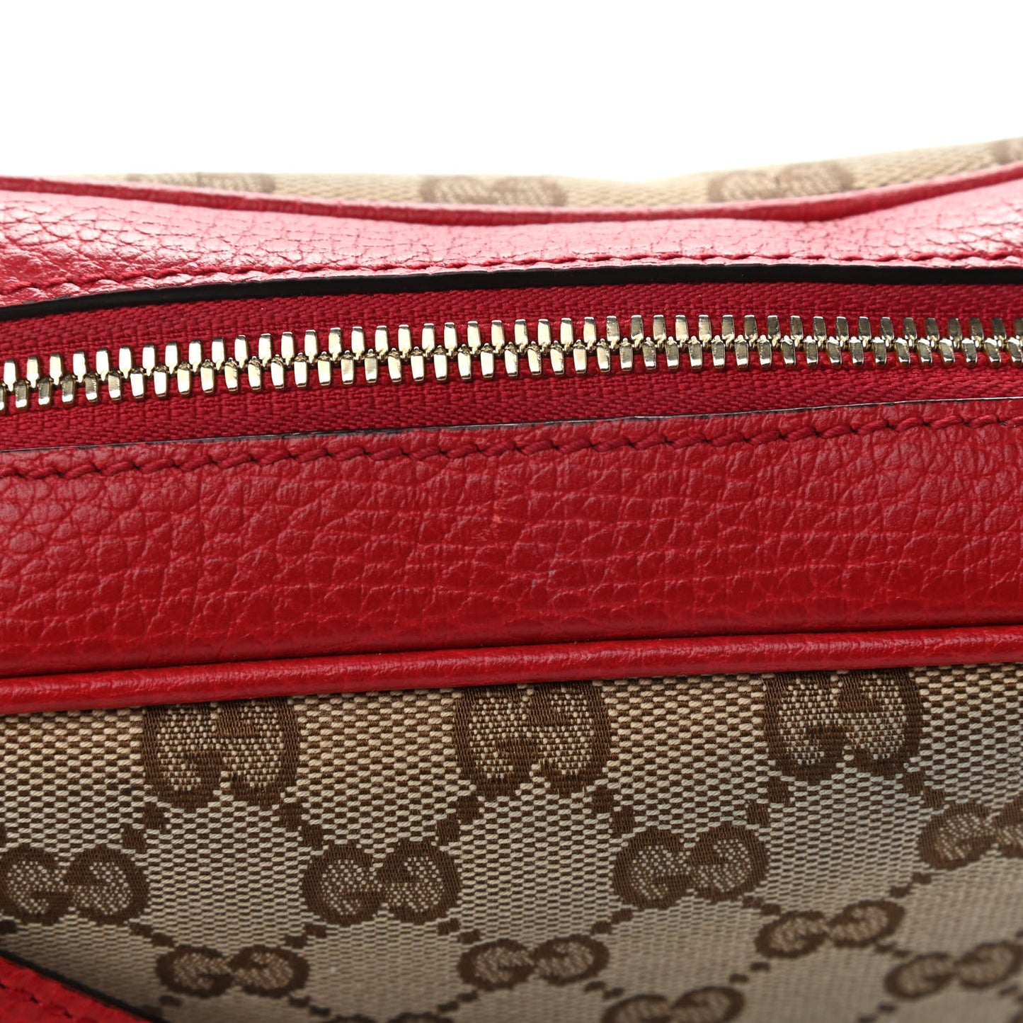 Monogram Mini Bree Messenger Bag Red