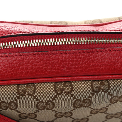 Gucci Monogram Mini Bree Messenger Bag Red 14 of 14