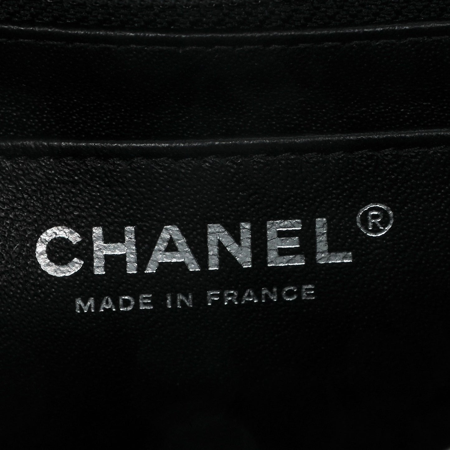 Lambskin Quilted Mini Square Flap Black