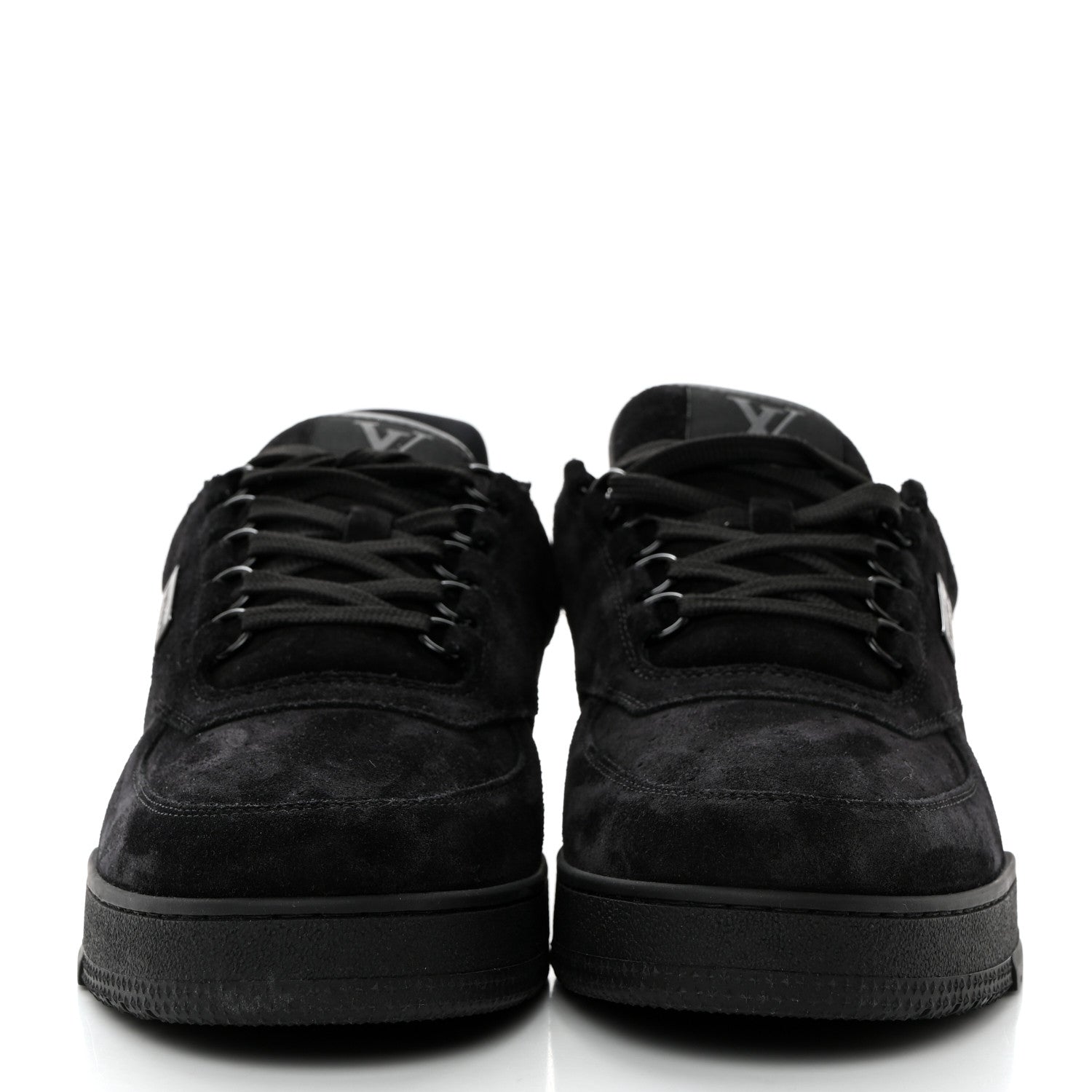 Louis Vuitton Suede Uniform Sneakers 9.5 Black 2 of 8