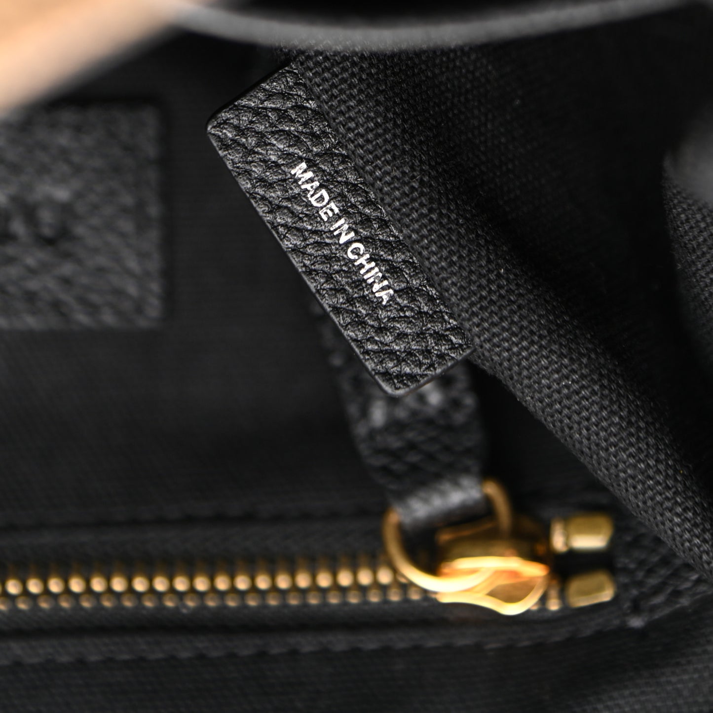 Canvas Mega Check Small Baildon Messenger Bag Black