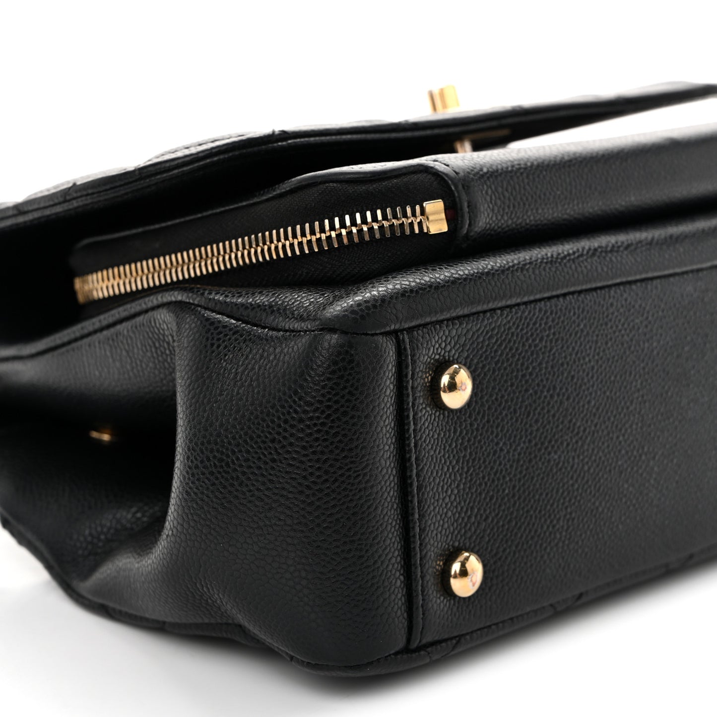 Caviar Quilted Medium Business Affinity Flap Black