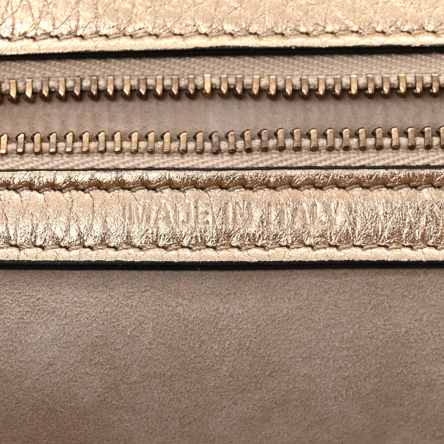 Christian Dior Metallic Grained Calfskin Small Diorama Flap Bag Gold 7 of 11