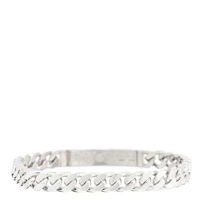 Hermes Sterling Silver TPM Kelly Gourmette Bracelet ST 2 of 3