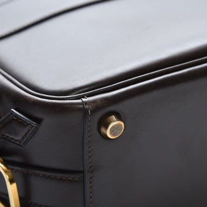 Hermes Box Shoulder Bag Chocolate 8 of 9