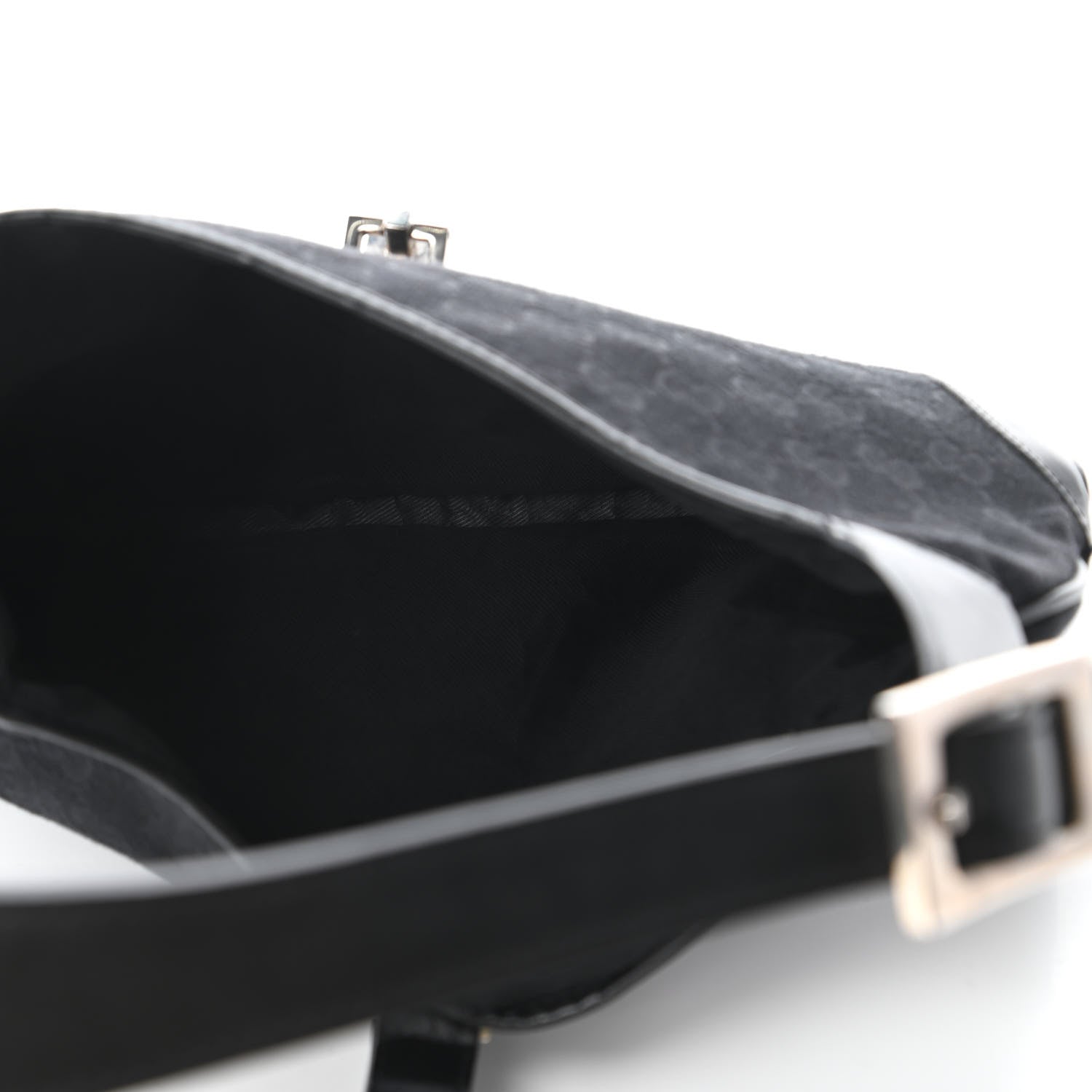 Gucci Monogram Small Jackie O Hobo Black 5 of 10