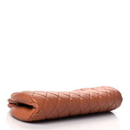 Chanel Caviar Quilted Timeless Clutch Light Brown 4 of 11