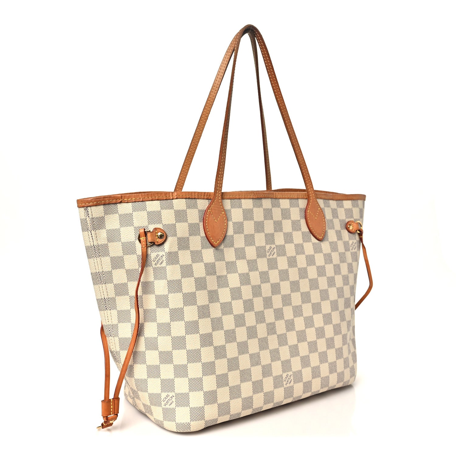 Louis Vuitton Damier Azur Neo Neverfull MM Rose Ballerine 4 of 10