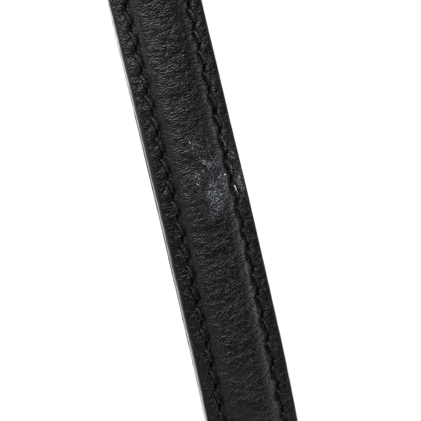 Textured Calfskin Web Medium Ophidia Shopping Tote Black
