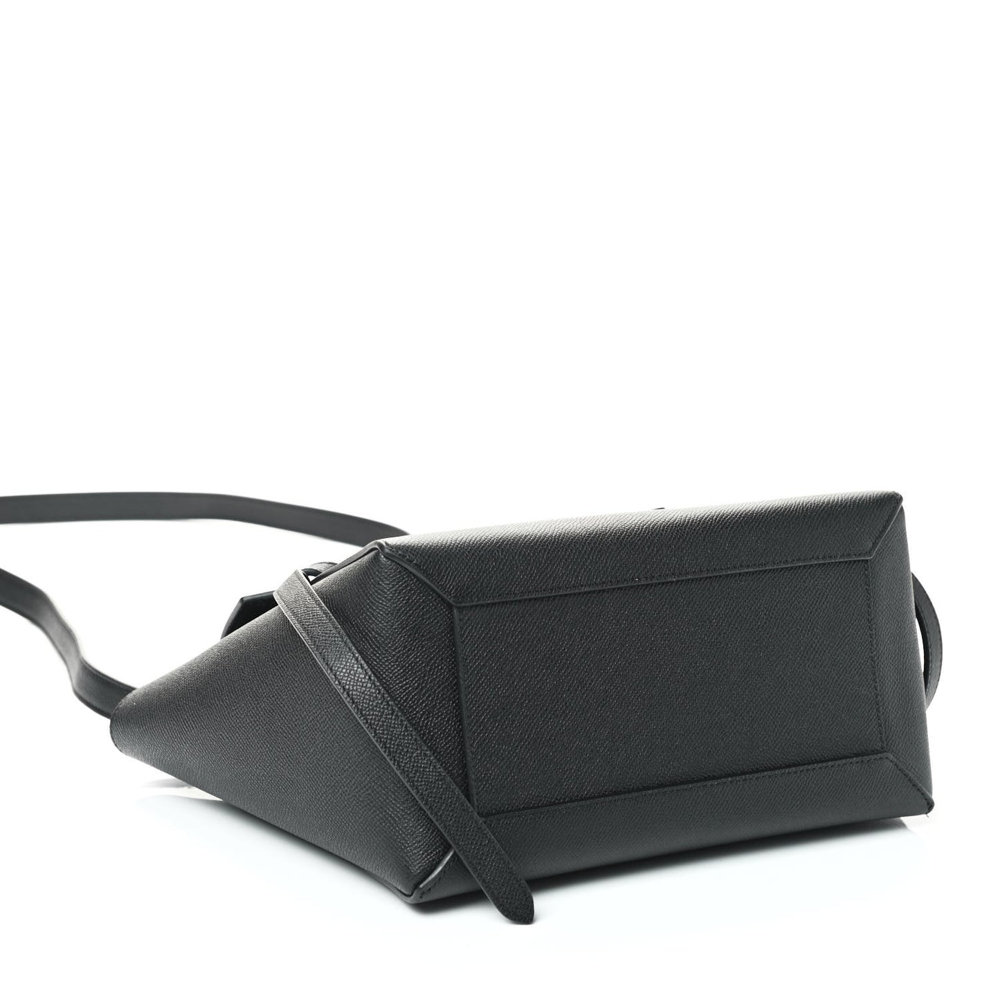 Baby Grained Calfskin Micro Belt Bag Black