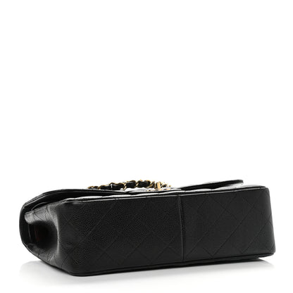 Chanel Caviar Quilted Jumbo Double Flap Black 4 of 10