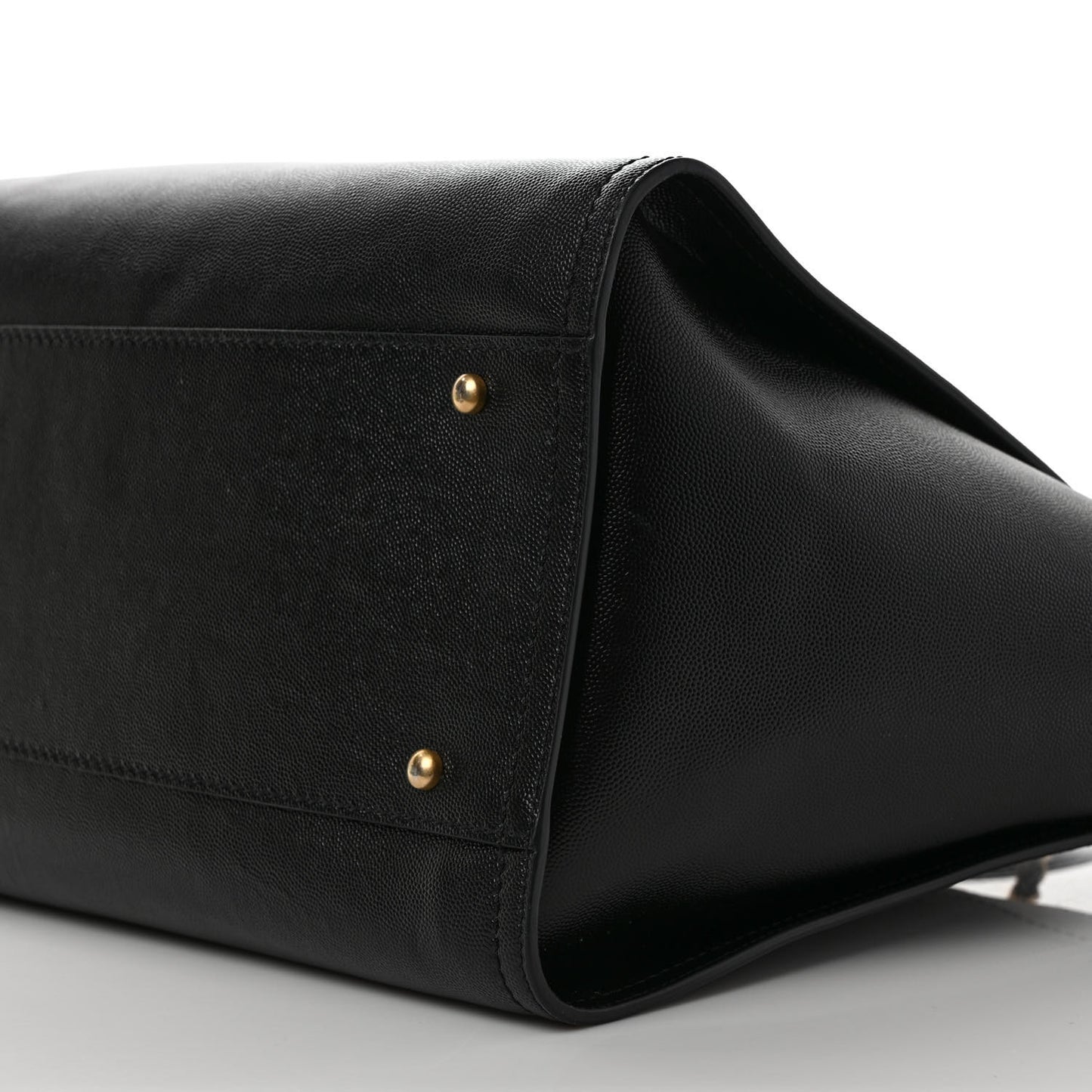 Caviar Medium Studded Deauville Tote Black