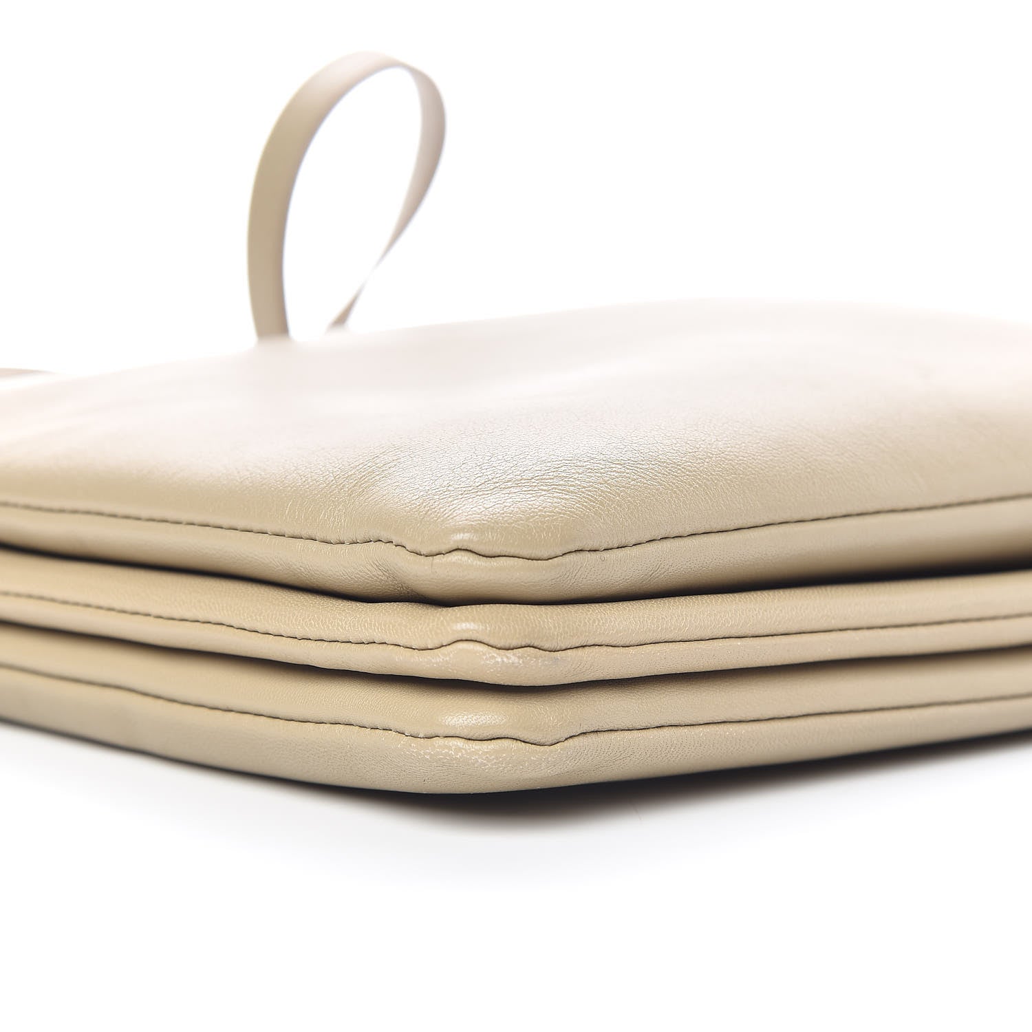 Celine Lambskin Large Trio Crossbody Bag Beige 9 of 10