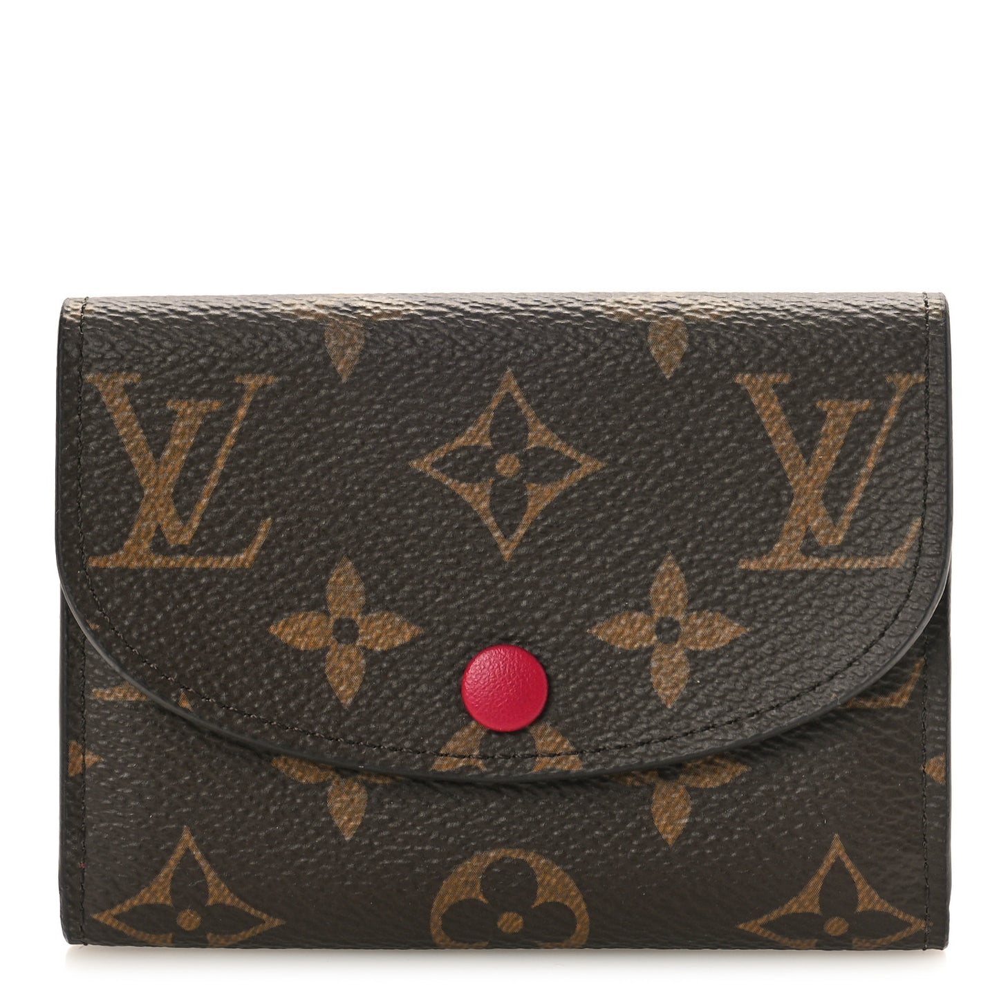 Monogram Rosalie Coin Purse Fuchsia