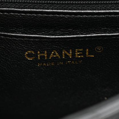 Chanel Lambskin Quilted Mini Top Handle Rectangular Flap Black 6 of 11