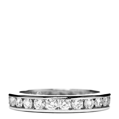 Tiffany Platinum Diamond 3mm Wedding Band Ring 48 4.5 1 of 4