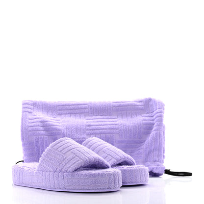 Bottega Veneta Resort Sponge Slides Sandals 38 Wisteria 7 of 7