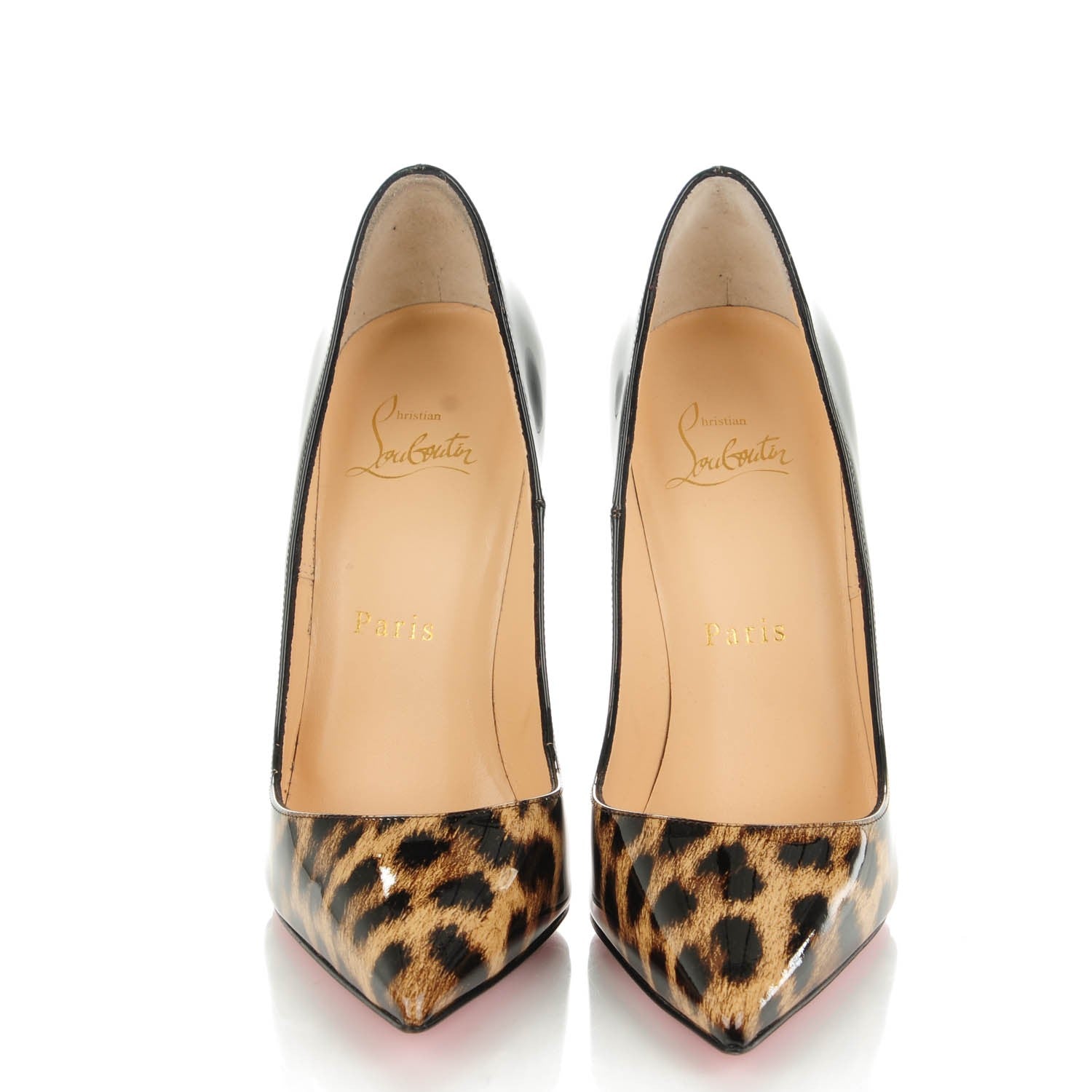 Christian Louboutin Patent Degrade Leopard So Kate 120 Pumps 36 Leopard Black 2 of 8