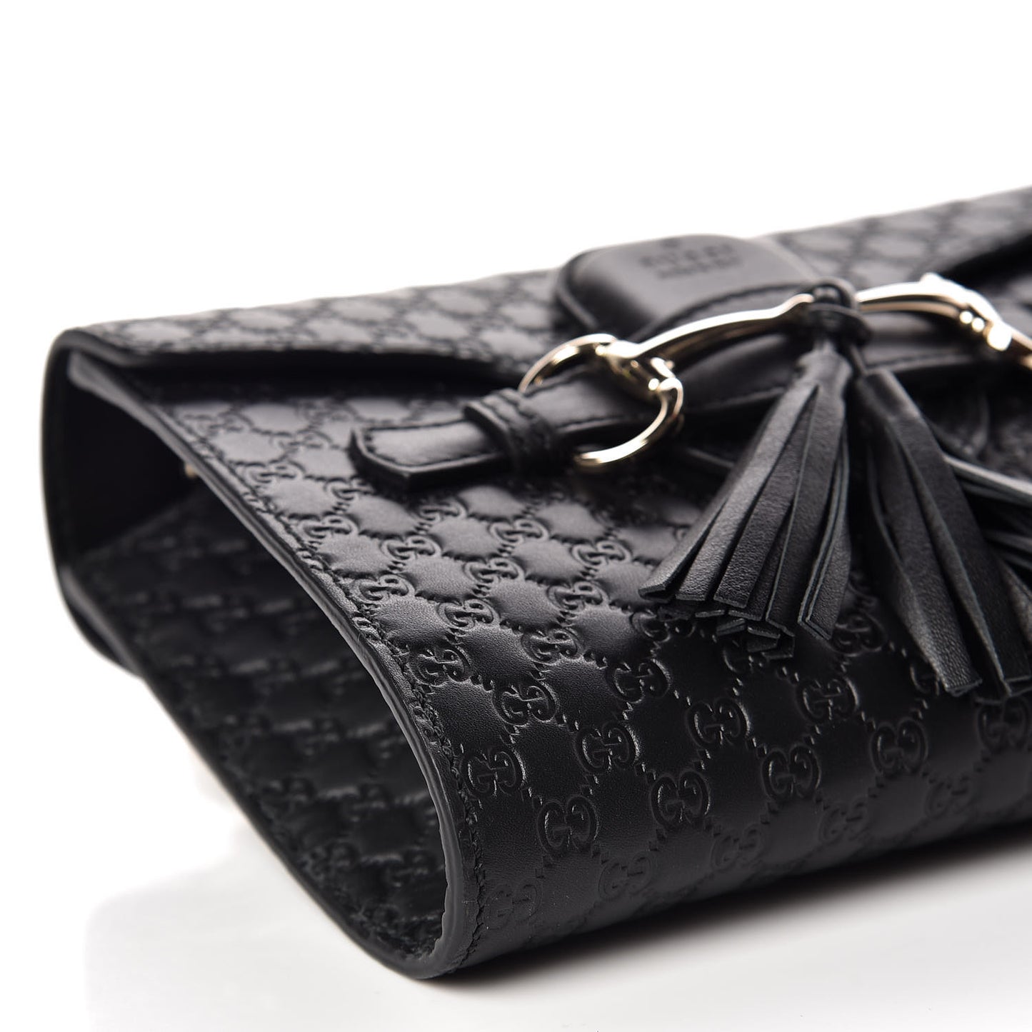 Microguccissima Mini Emily Shoulder Bag Black