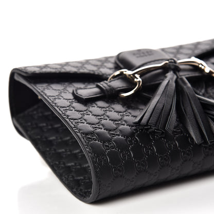 Gucci Microguccissima Mini Emily Shoulder Bag Black 9 of 10