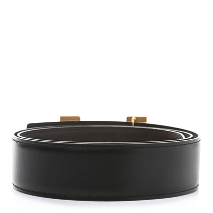 Hermes Box 32mm Constance H Belt 100 Black Chocolate 2 of 8