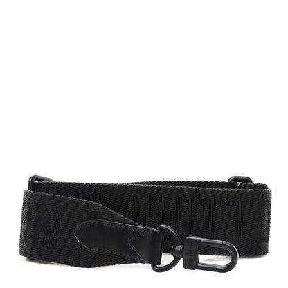 Louis Vuitton Jacquard Canvas Keepall Bandouliere Adjustable Shoulder Strap Black 1 of 3
