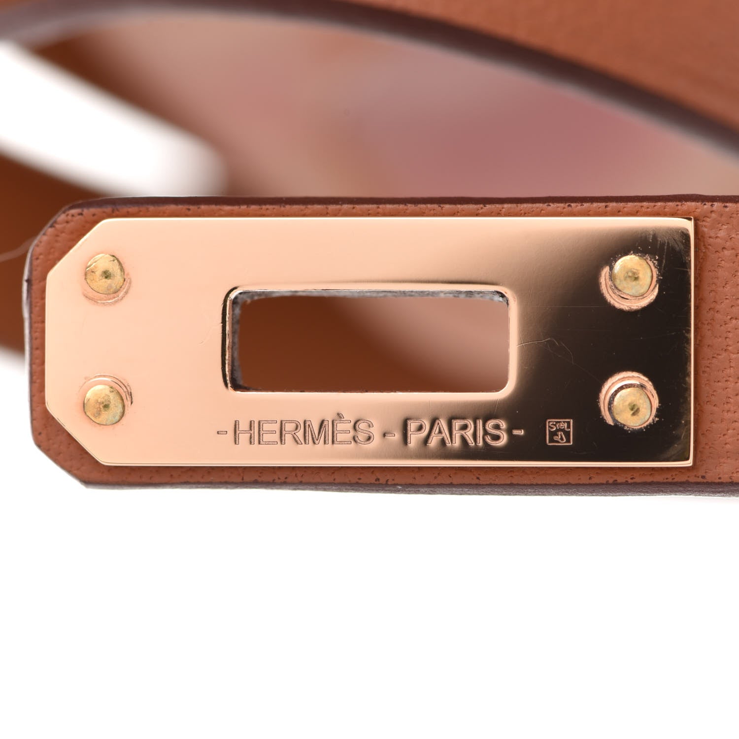 Hermes Swift Kelly Double Tour Bracelet T2 Gold 7 of 7