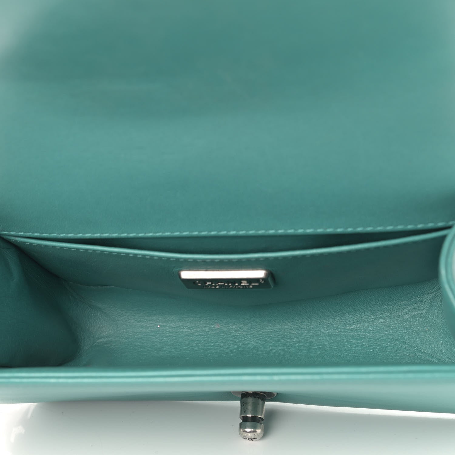 Chanel Galuchat Stingray Small Boy Flap Turquoise 5 of 10