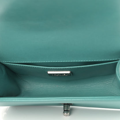 Chanel Galuchat Stingray Small Boy Flap Turquoise 5 of 10