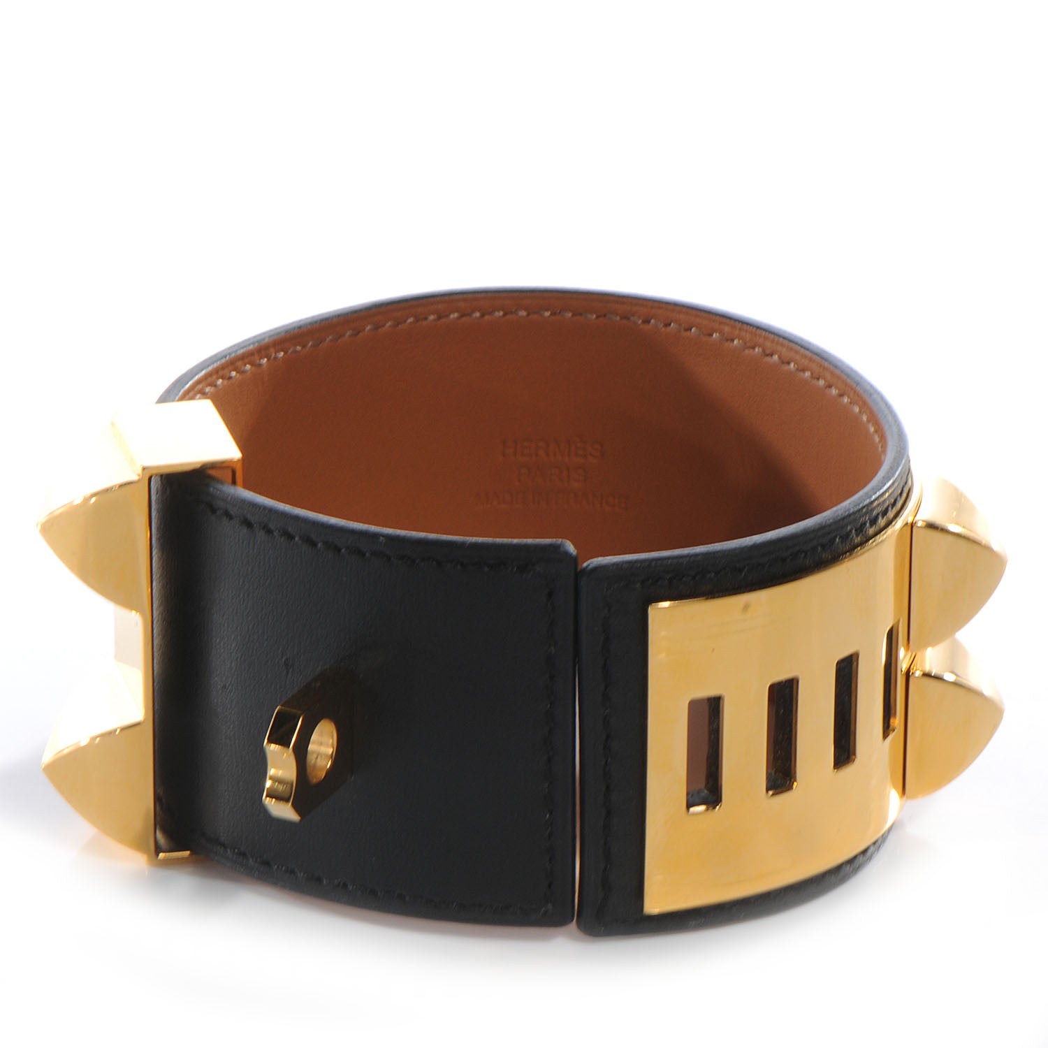Hermes Chamonix Collier de Chien CDC Bracelet Black Small 3 of 6