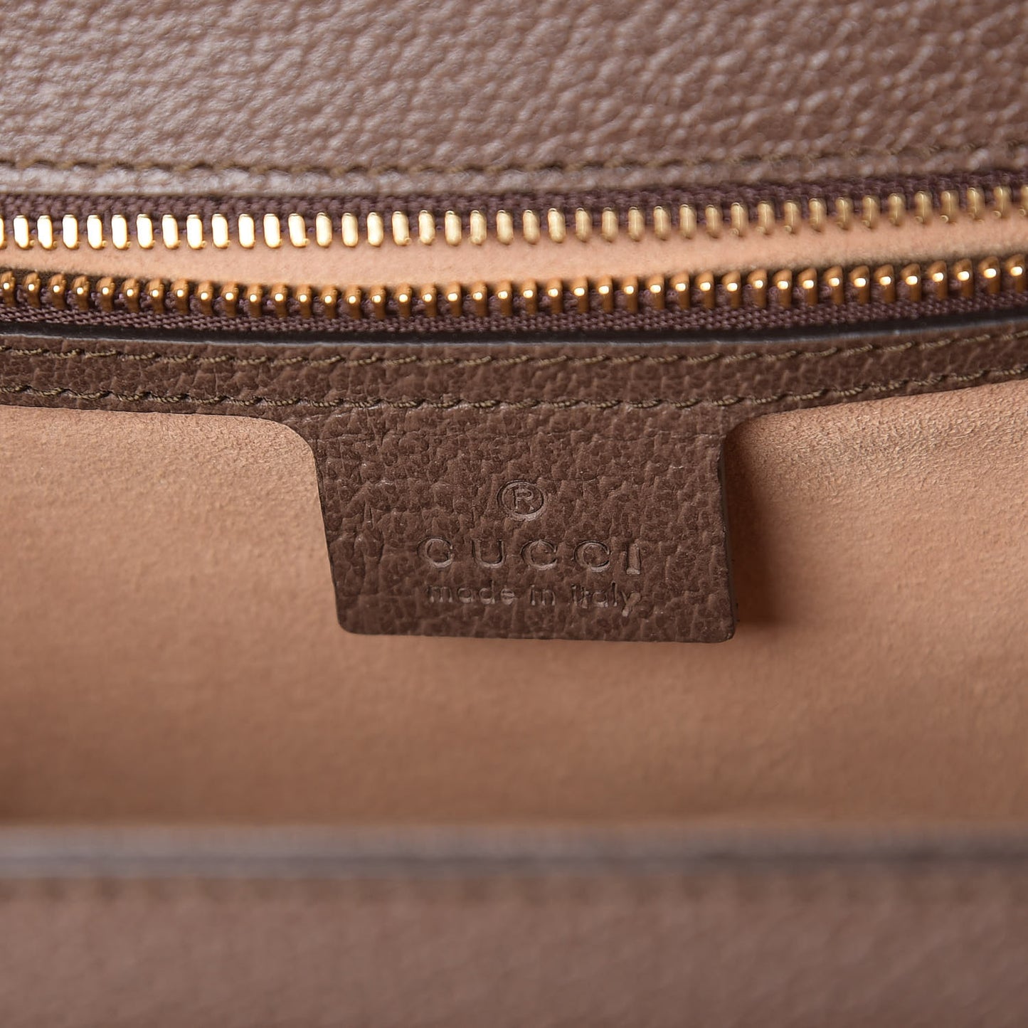 GG Supreme Monogram Web Small Ophidia Flap Messenger Bag Brown