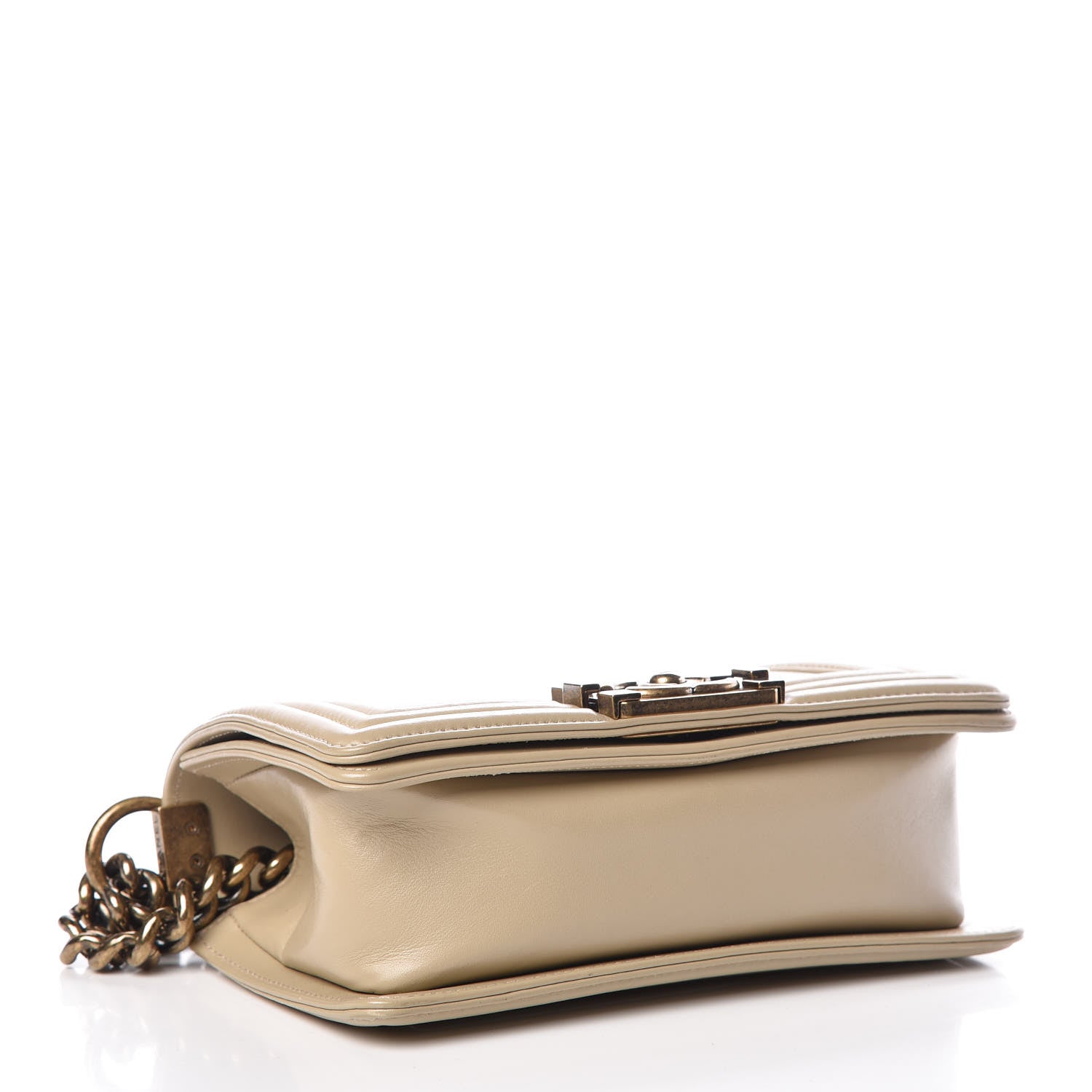 Chanel Galuchat Stingray Small Boy Flap Beige 5 of 16