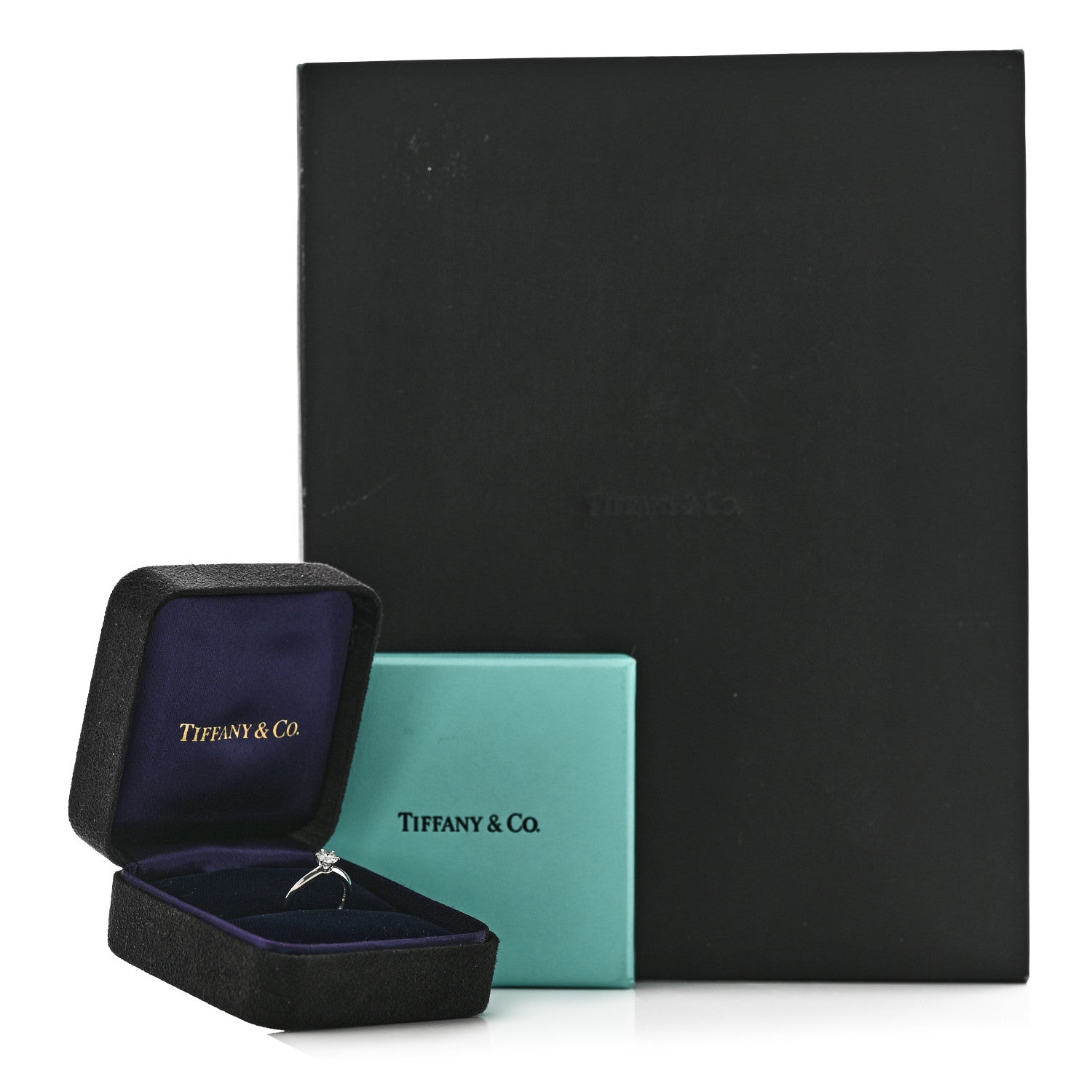 Tiffany Platinum Diamond .46ct Solitaire Engagement Ring 50 5.5 7 of 7