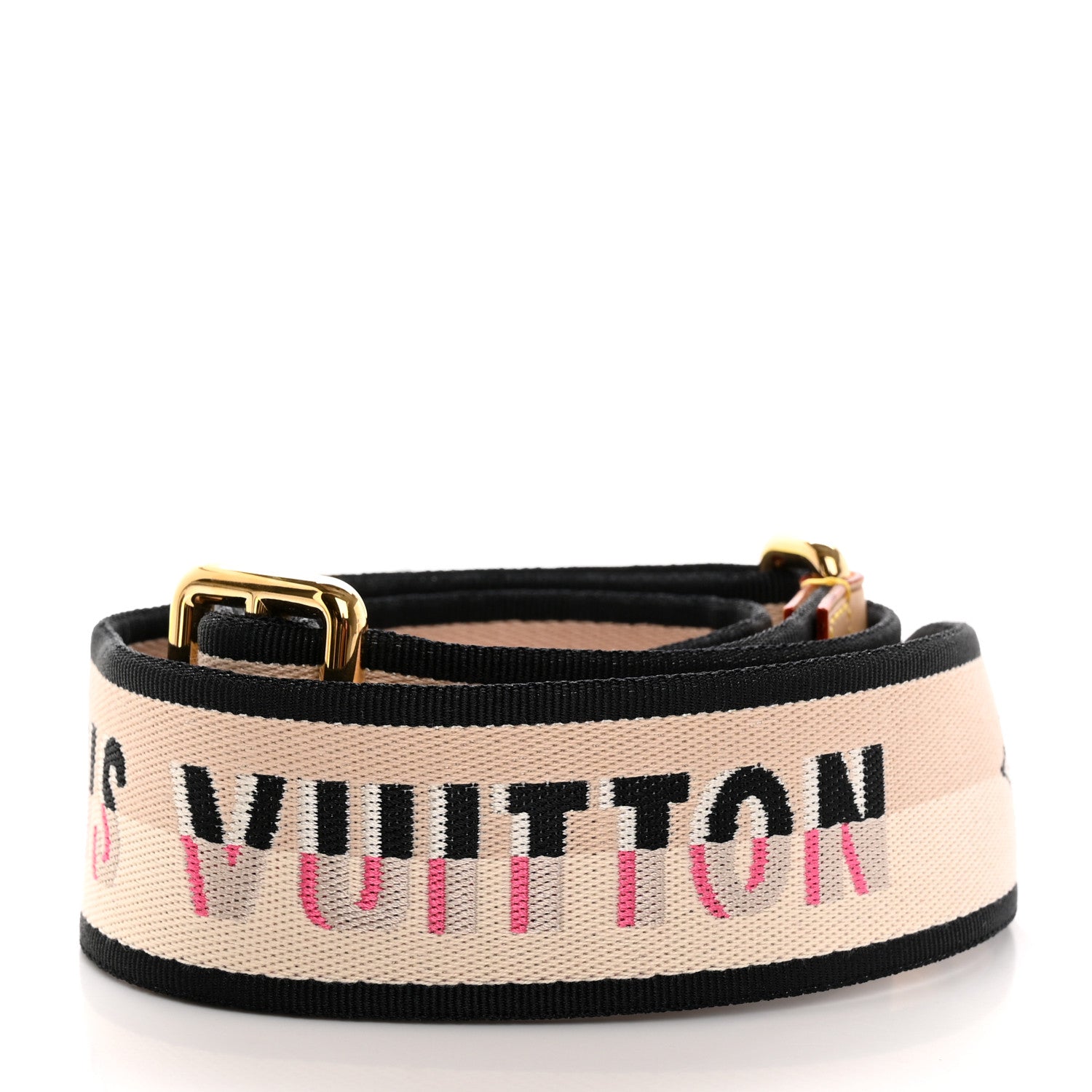 Louis Vuitton Jacquard Speedy Bandouliere 20 Shoulder Strap Black 2 of 5