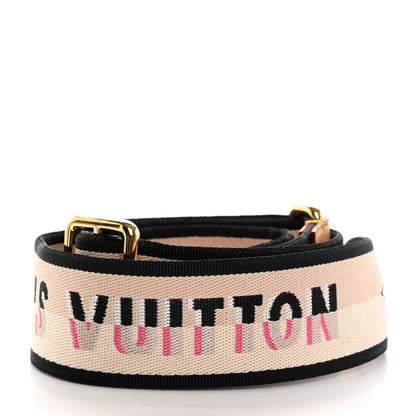 Louis Vuitton Jacquard Speedy Bandouliere 20 Shoulder Strap Black 2 of 5