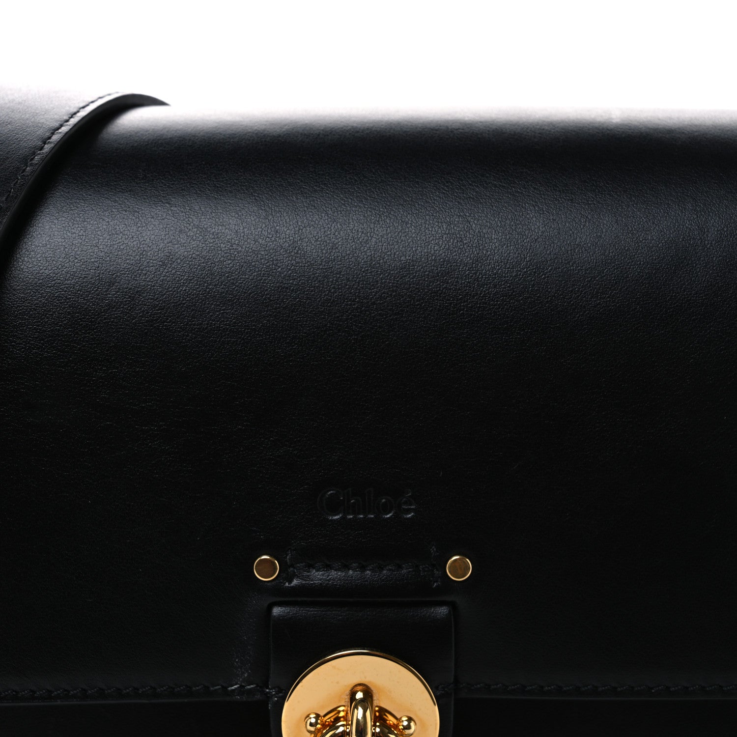 Chloe Calfskin Suede Large Tess Bag Black 7 of 10