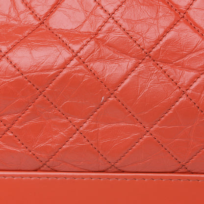 Chanel Aged Calfskin Quilted Medium Gabrielle Hobo Red 12 of 13