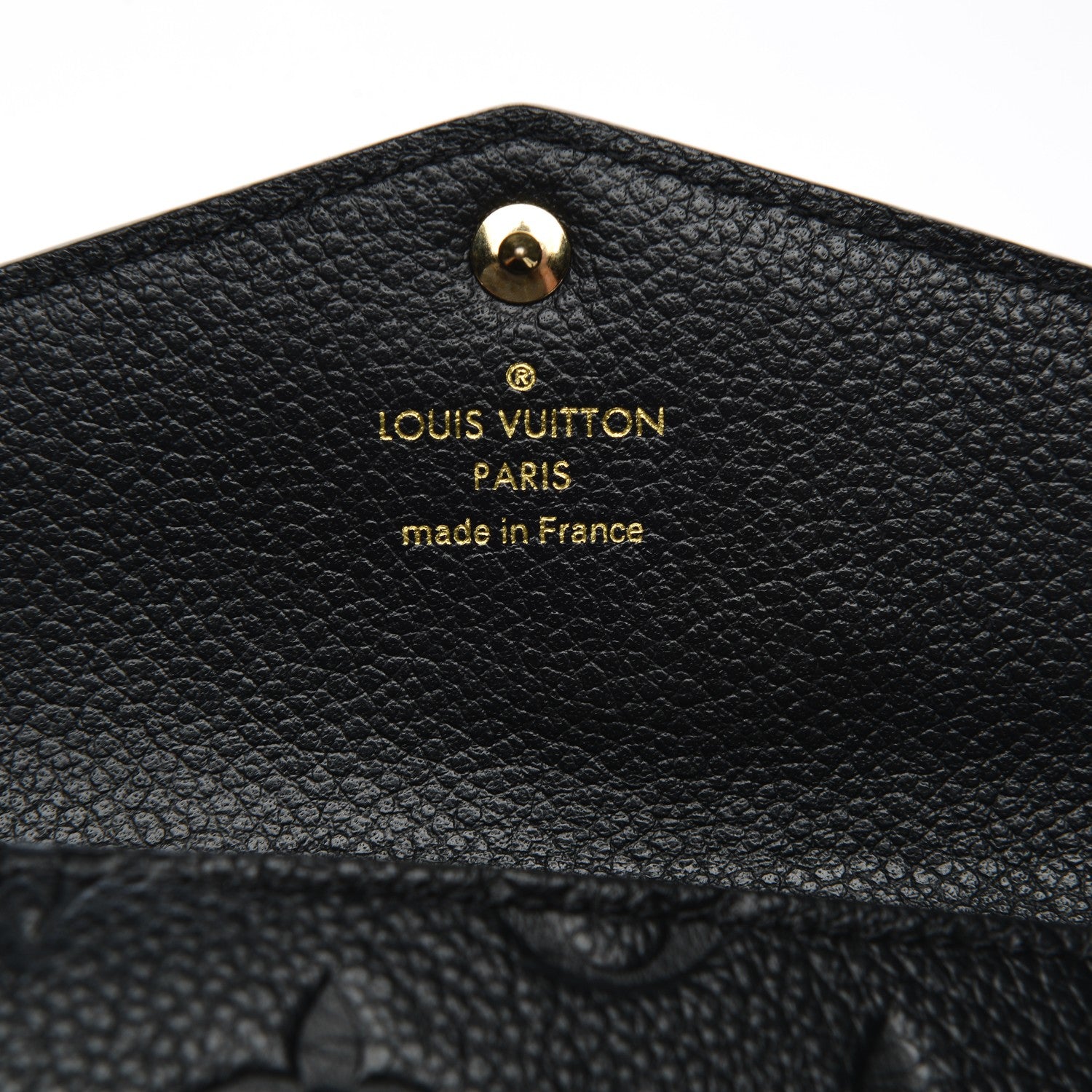 Louis Vuitton Empreinte Key Pouch Black 6 of 7