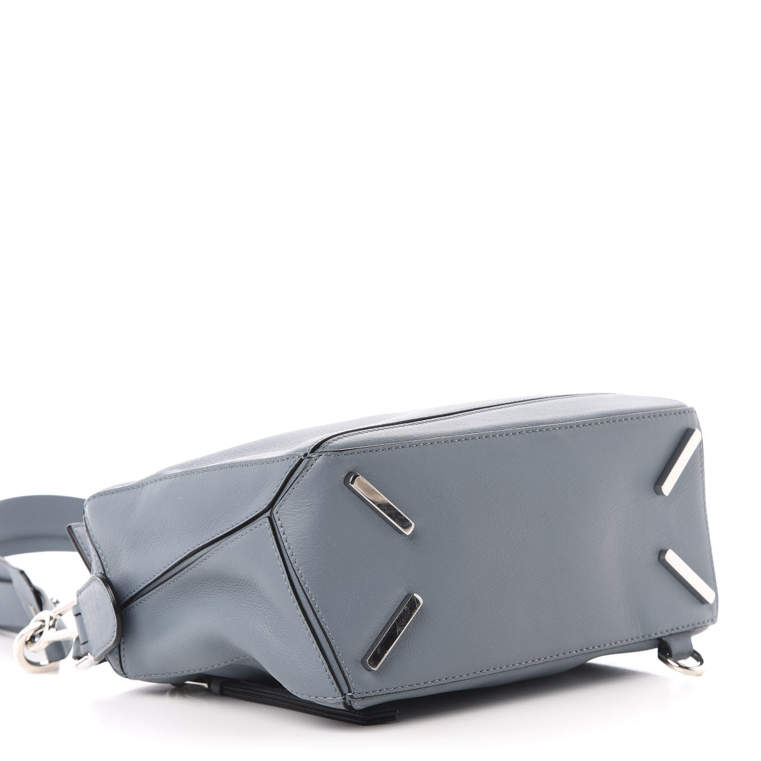 Loewe Calfskin Small Puzzle Bag Stone Blue 4 of 11