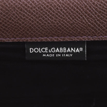 Dolce & Gabbana Dauphine Chain Flap Clutch Brown 10 of 12