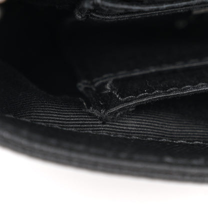 Saint Laurent Grain De Poudre Monogram Toy West Hollywood Fold-Over Bag Black 11 of 11