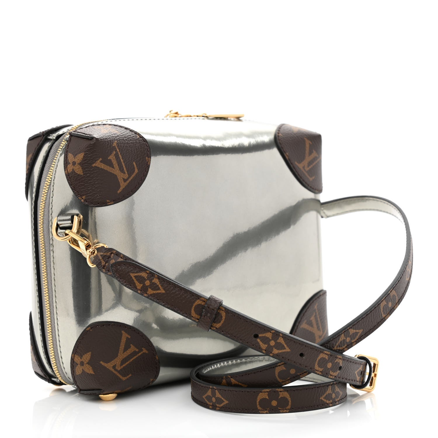 Louis Vuitton Patent Miroir Venice Gris Metal 3 of 9
