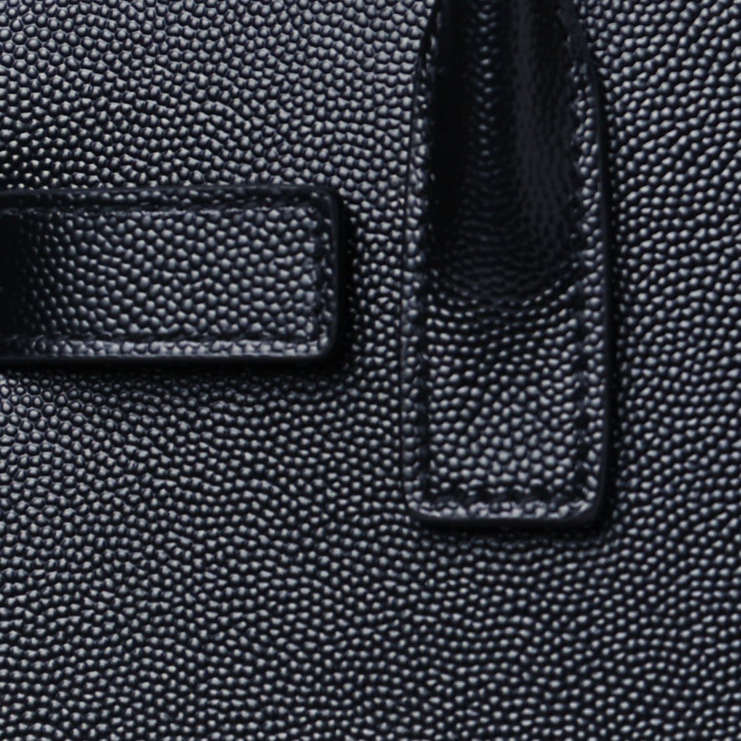 Grained Calfskin Nano Sac De Jour Black
