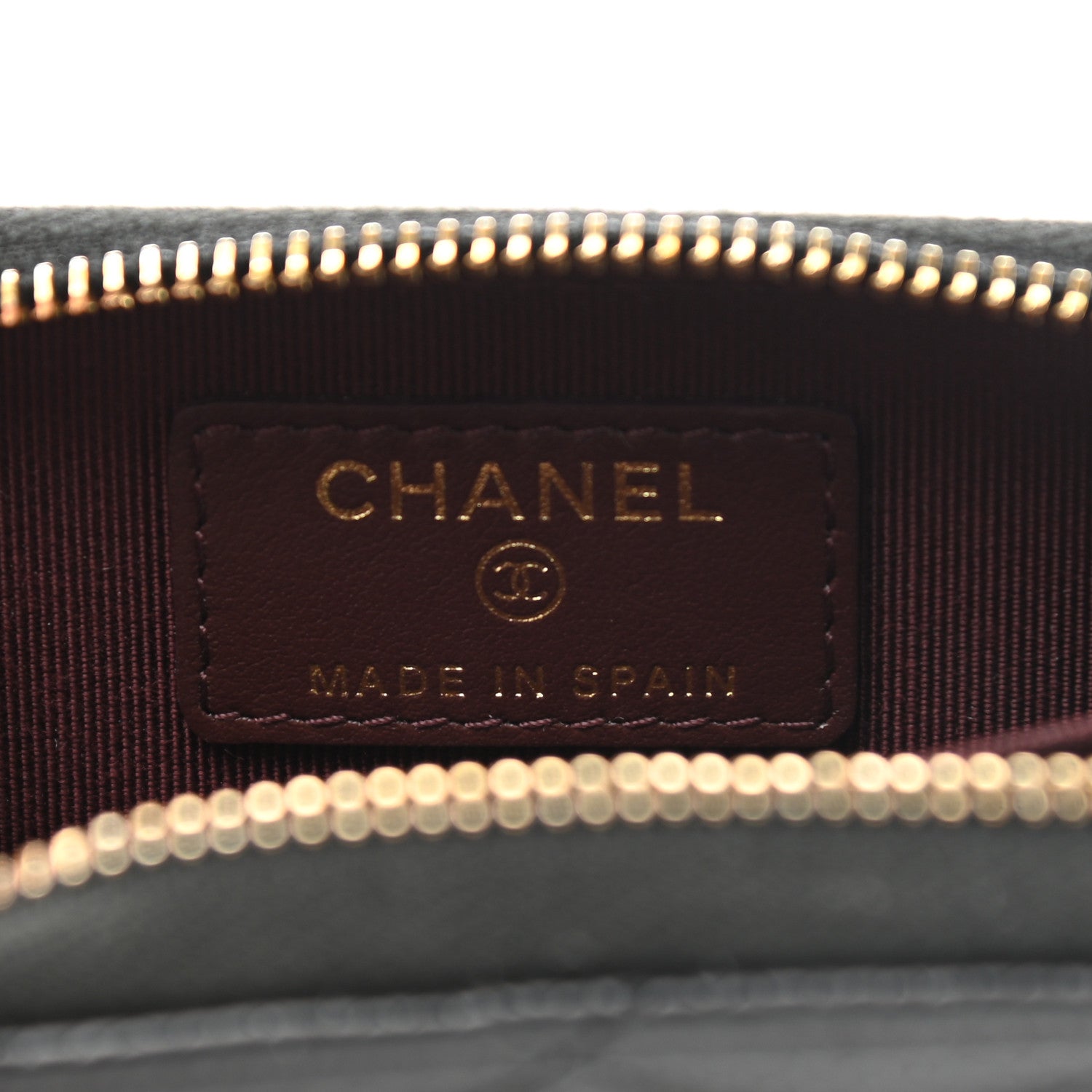 Chanel Caviar Quilted Zip Coin Purse Black 6 of 8